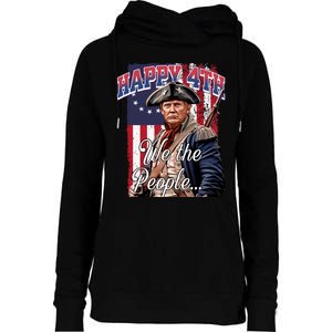 Biden 4th Of July Great Again Patriotic Trump Womens Funnel Neck Pullover Hood