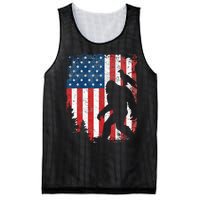 Bigfoot 4th of July Bald Eagle American USA Flag Patriotic Mesh Reversible Basketball Jersey Tank