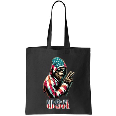 Bigfoot 4th Of July Usa Patriotic Sasquatch Bag