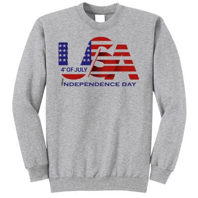 Beautiful 4th Of July Independence Day Tall Sweatshirt