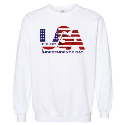 Beautiful 4th Of July Independence Day Garment-Dyed Sweatshirt