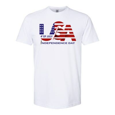 Beautiful 4th Of July Independence Day Softstyle CVC T-Shirt