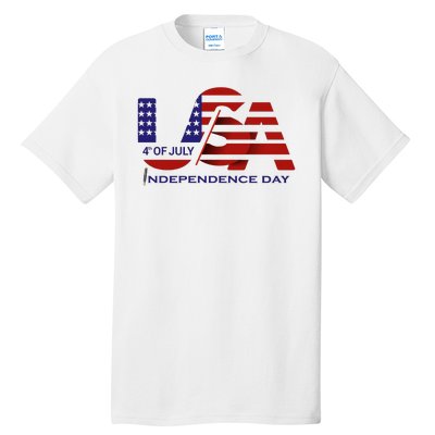 Beautiful 4th Of July Independence Day Tall T-Shirt