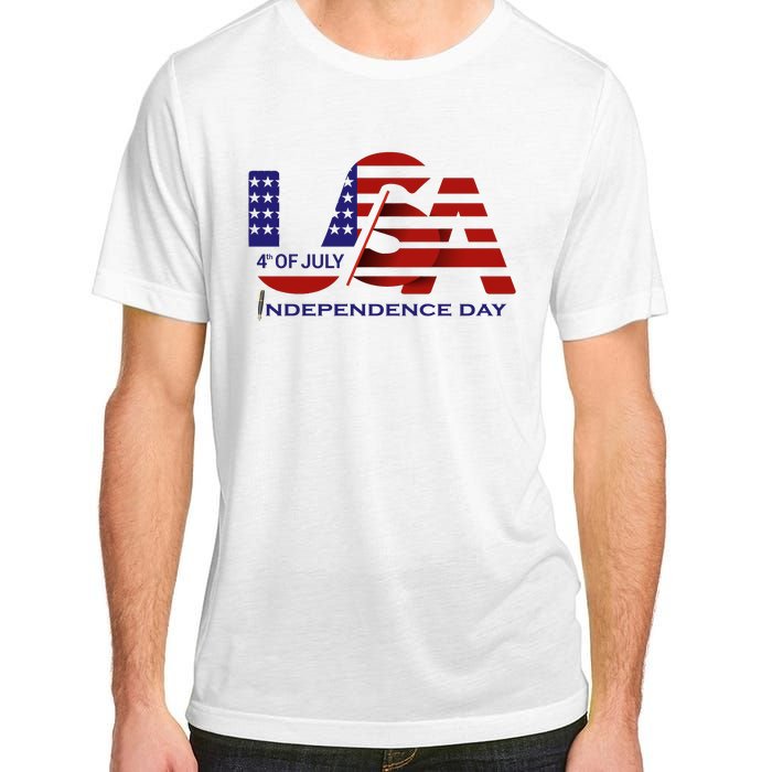 Beautiful 4th Of July Independence Day Adult ChromaSoft Performance T-Shirt