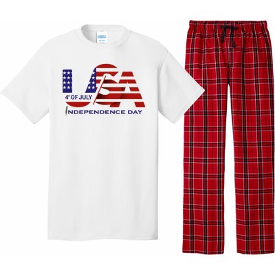 Beautiful 4th Of July Independence Day Pajama Set