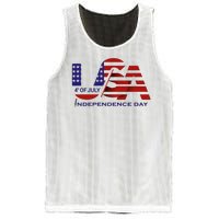 Beautiful 4th Of July Independence Day Mesh Reversible Basketball Jersey Tank