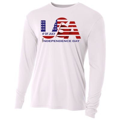 Beautiful 4th Of July Independence Day Cooling Performance Long Sleeve Crew