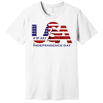 Beautiful 4th Of July Independence Day Premium T-Shirt