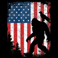 Bigfoot 4th Of July Bald Eagle American USA Flag Patriotic Impact Tech Backpack