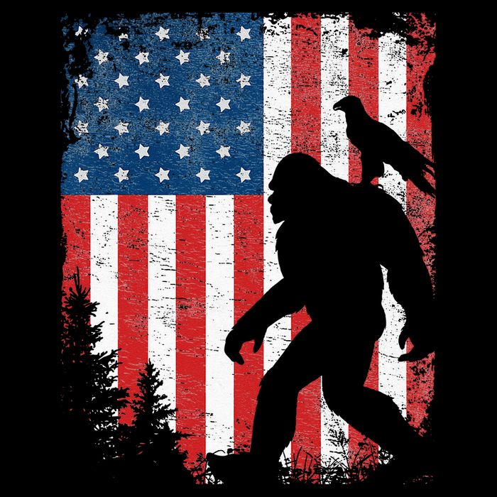 Bigfoot 4th Of July Bald Eagle American USA Flag Patriotic Impact Tech Backpack