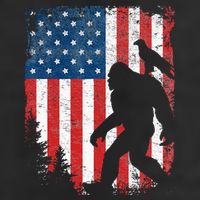 Bigfoot 4th Of July Bald Eagle American USA Flag Patriotic 11oz C Handle Ceramic Mug