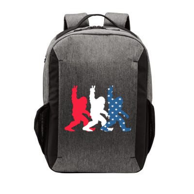 Bigfoot 4th Of July Sasquatch American Flag Patriotic USA Vector Backpack