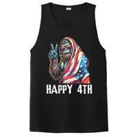 Bigfoot 4th Of July Happy 4th Patriotic Usa PosiCharge Competitor Tank