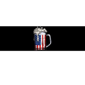 Beer 4th Of July  American Flag Drinking Mug Gifts Bumper Sticker