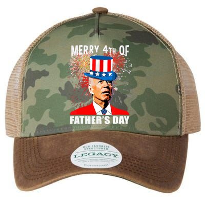 Biden 4th Of July Joe Biden Happy Father's Day Funny Legacy Tie Dye Trucker Hat