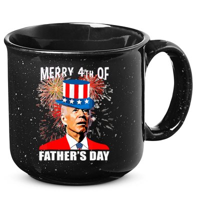 Biden 4th Of July Joe Biden Happy Father's Day Funny 15oz Campfire Ceramic Mug