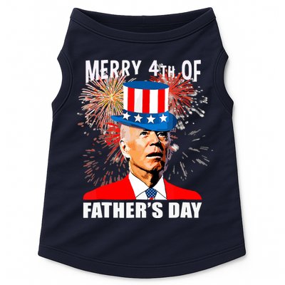 Biden 4th Of July Joe Biden Happy Father's Day Funny Doggie Tank