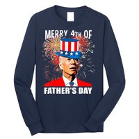Biden 4th Of July Joe Biden Happy Father's Day Funny Long Sleeve Shirt