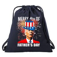 Biden 4th Of July Joe Biden Happy Father's Day Funny Drawstring Bag