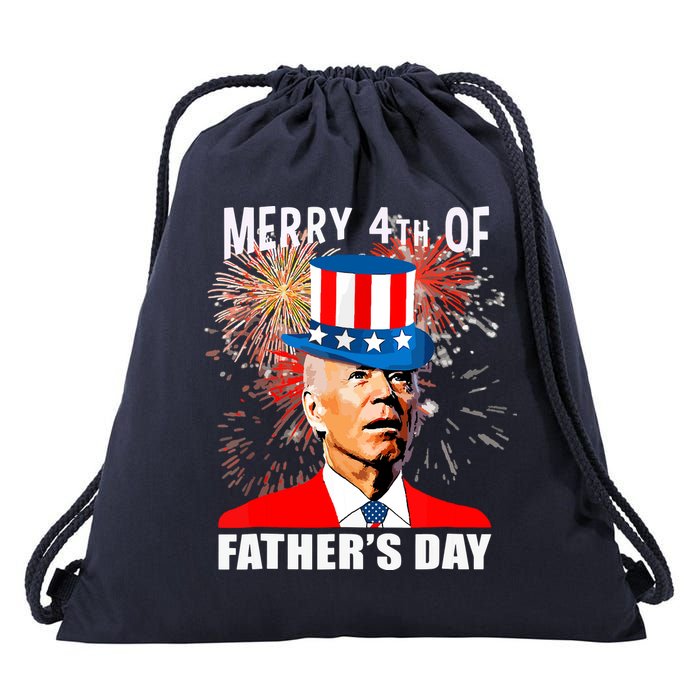 Biden 4th Of July Joe Biden Happy Father's Day Funny Drawstring Bag