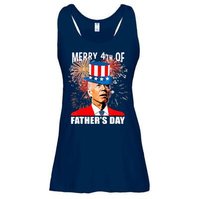 Biden 4th Of July Joe Biden Happy Father's Day Funny Ladies Essential Flowy Tank