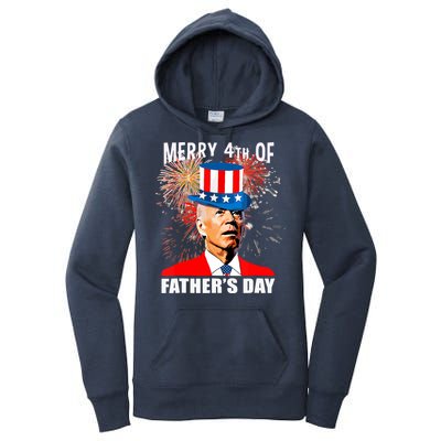 Biden 4th Of July Joe Biden Happy Father's Day Funny Women's Pullover Hoodie