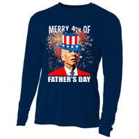 Biden 4th Of July Joe Biden Happy Father's Day Funny Cooling Performance Long Sleeve Crew