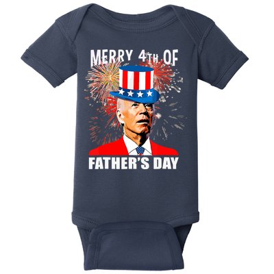 Biden 4th Of July Joe Biden Happy Father's Day Funny Baby Bodysuit