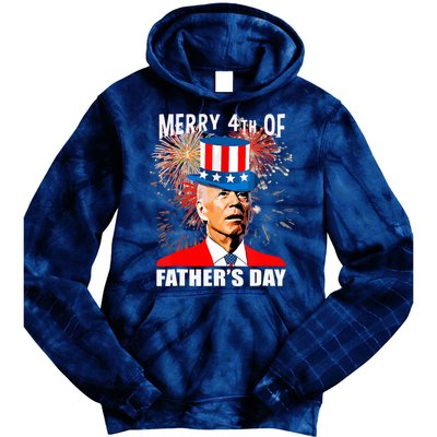 Biden 4th Of July Joe Biden Happy Father's Day Funny Tie Dye Hoodie