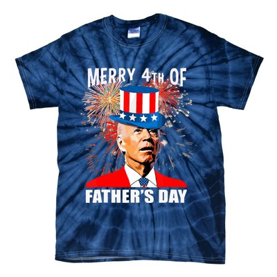 Biden 4th Of July Joe Biden Happy Father's Day Funny Tie-Dye T-Shirt