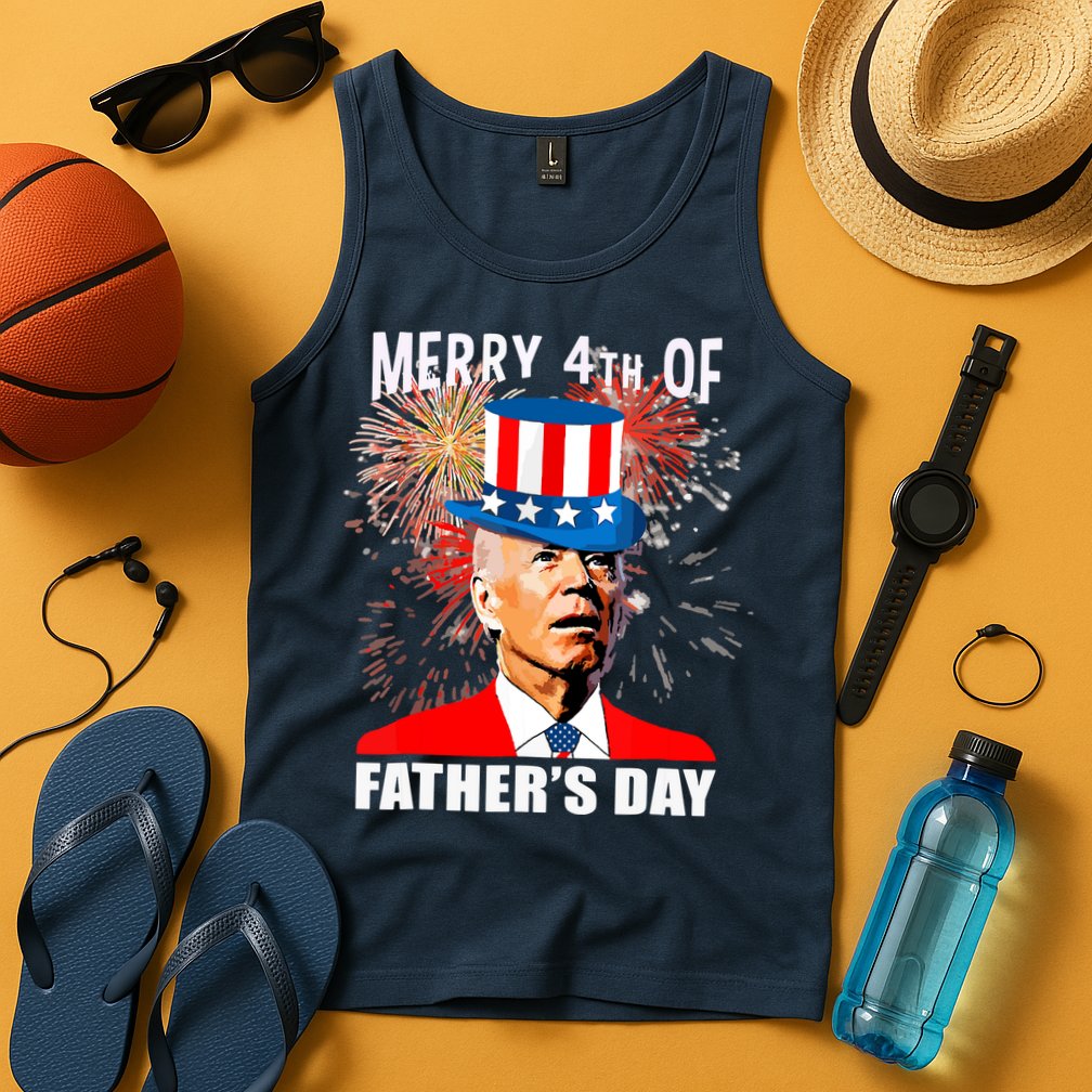 Biden 4th Of July Joe Biden Happy Father's Day Funny Tank Top