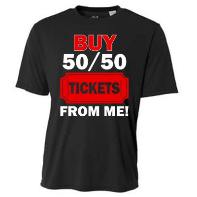 Buy 50 50 Tickets From Me Raffle Volunteer Fair Cooling Performance Crew T-Shirt