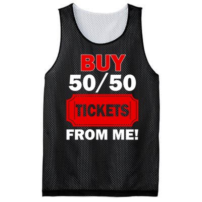 Buy 50 50 Tickets From Me Raffle Volunteer Fair Mesh Reversible Basketball Jersey Tank