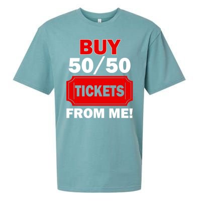 Buy 50 50 Tickets From Me Raffle Volunteer Fair Sueded Cloud Jersey T-Shirt