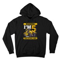 Birthday 5 Construction 5th Birthday Roller 5th Birthday Hoodie