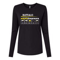 Buffalo 5 Days Forecast Womens Cotton Relaxed Long Sleeve T-Shirt