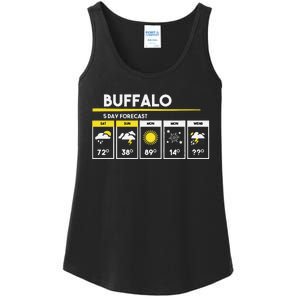 Buffalo 5 Days Forecast Ladies Essential Tank