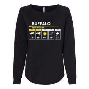 Buffalo 5 Days Forecast Womens California Wash Sweatshirt