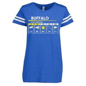 Buffalo 5 Days Forecast Enza Ladies Jersey Football T-Shirt