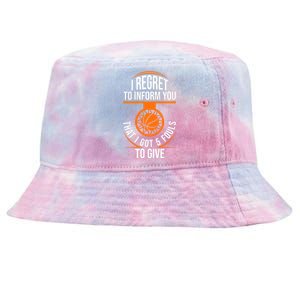 Basketball 5 Fouls Quote - Funny Basketball Tie-Dyed Bucket Hat