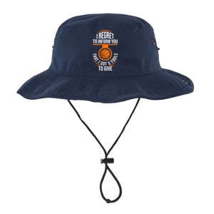 Basketball 5 Fouls Quote - Funny Basketball Legacy Cool Fit Booney Bucket Hat