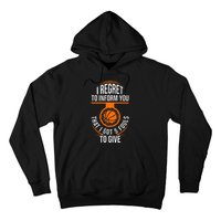 Basketball 5 Fouls Quote Funny Basketball Hoodie