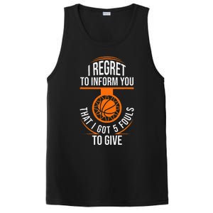 Basketball 5 Fouls Quote Funny Basketball PosiCharge Competitor Tank