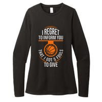 Basketball 5 Fouls Quote Funny Basketball Womens CVC Long Sleeve Shirt