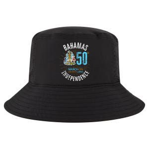 Bahamas 50th Independence Bahamian Flag Nassau Bahamas Flag Cool Comfort Performance Bucket Hat