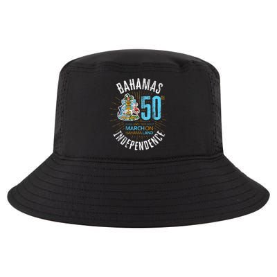 Bahamas 50th Independence Bahamian Flag Nassau Bahamas Flag Cool Comfort Performance Bucket Hat