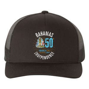 Bahamas 50th Independence Bahamian Flag Nassau Bahamas Flag Yupoong Adult 5-Panel Trucker Hat