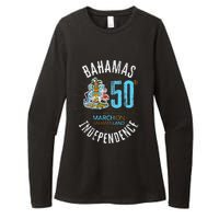 Bahamas 50th Independence Bahamian Flag Nassau Bahamas Flag Womens CVC Long Sleeve Shirt