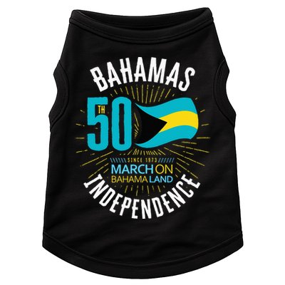 Bahamas 50th Independence Bahamian Flag Nassau Bahamas Flag Doggie Tank