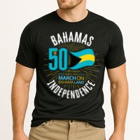 Bahamas 50th Independence Bahamian Flag Nassau Bahamas Flag Cooling Performance Crew T-Shirt